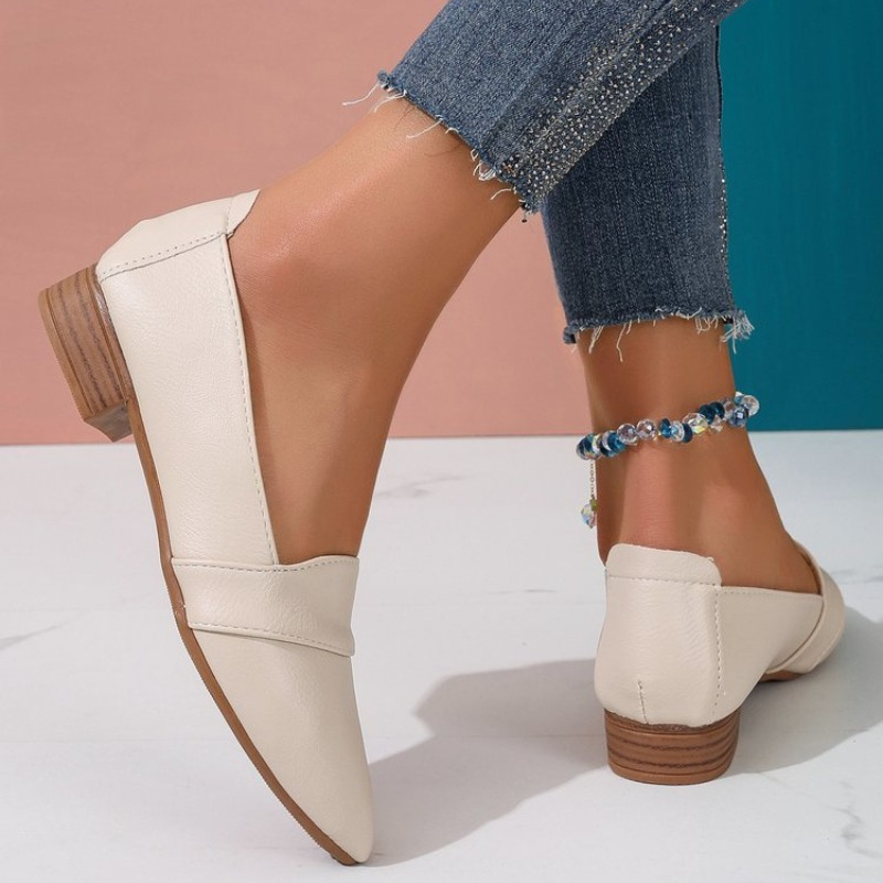 スリッポンシューズ レディース フラットシューズ 無地 ポイ - Women'S Shoes のレビューと価格