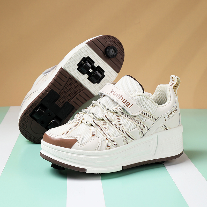女の子と男の子向けの、4輪で自動的に格納される、目立たないデ - Sneakers のレビューと価格