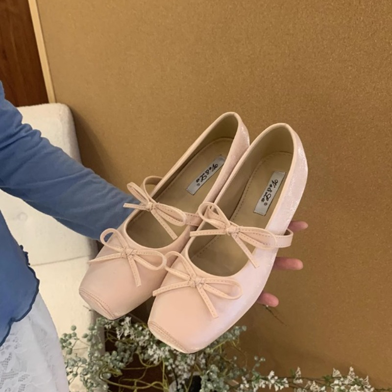 秋の新トレンドファッション寛大なバレエシューズ優しいフレンチ - Heels のレビューと価格