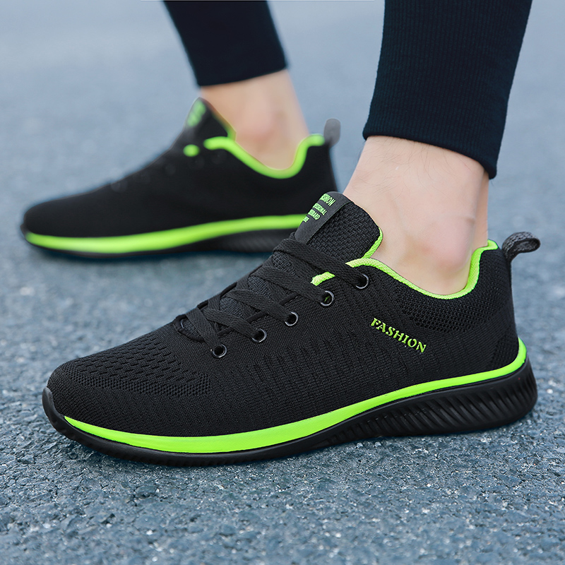 Maedef-男性と女性のための通気性のあるアスレチックシュ - Knit Fabric Lace Up Sneakers のレビューと価格
