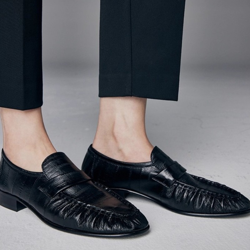 高級婦人靴新しい手作り本革ローファー女性のための絶妙な英国カ - Women'S Shoes のレビューと価格